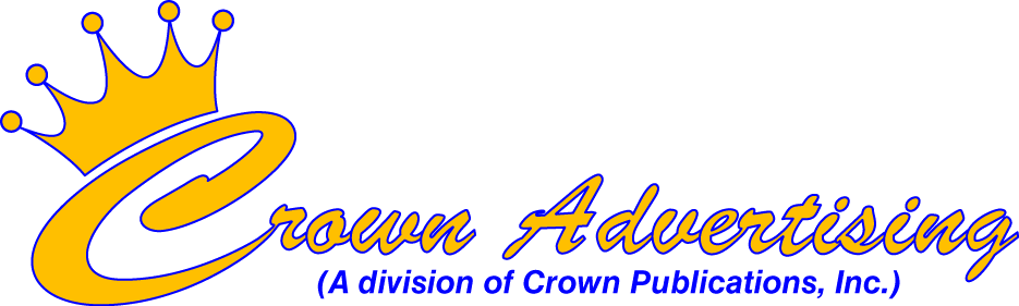 Crown Advertising Specialties. 217-552-4773.